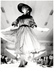 Carmen Dell'Orifice, David Jones' American Fashion Parade, Sydney, 1950 / photographer Geoffrey Lee