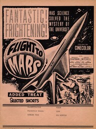 Classification poster for "Flight to Mars"