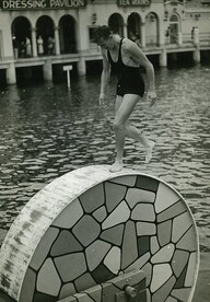 Balancing wheel, Manly Harbour pool, 193-