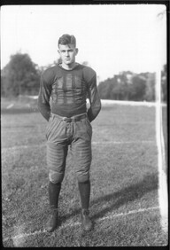 Daniel Webster Brickley in football uniform 1926