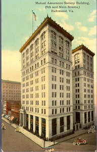 Mutual Assurance Society Building (Ninth and Mains Sts.) Richmond, Va.