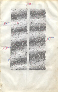 Leaf from a Bible, Fragment