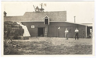 Belgian dairy farmers in Fort Garry, Canada