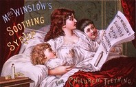 Mrs. Winslow's Soothing Syrup for children teething