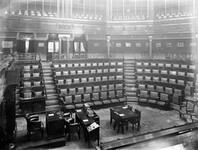 DÃ¡il Chamber silent and empty