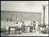 Staff on the Roof of the Mitchell Building, 29.10.1943, photograph by Ivan Ives