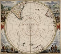 Map of Antarctica (1657) Hondius, H., & Jansson, J