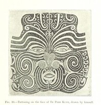British Library digitised image from page 43 of "Moko; or, Maori Tattooing ... With ... illustrations, etc"