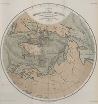 Carte des rÃ©gions Polaires Arctiques