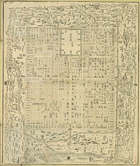 Historical plan of KyoÌ„to, a supplement to KyoÌ„ no mizu