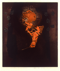 Primavera 70 Autor: Hans Grudzinski Ano: 1970 TÃ©cnica: Calcografia. Ãgua-tinta e Ãgua-forte DimensÃ£o: 39cm x 33cm