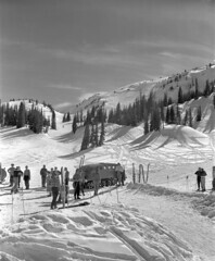 Snowmobile at Standish Hump, Dell Valley