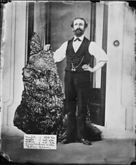 B.O. Holtermann with the Holtermann Nugget, North Sydney, 1874-1876 ? / American & Australasian Photographic Company