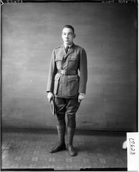 Malcom Cook in army uniform 1918