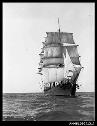 Three masted barque RONA (POLLY WOODSIDE)