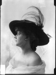 Portrait photograph of woman in hat n.d.