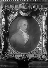 Framed portrait of Charles William Bury, Earl of Charleville