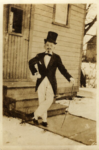 Unknown boy in top and tails, circa 1920