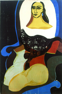Mulher Sentada Autor: Emanuel AraÃºjo TÃ©cnica: Calcografia. Ãgua-forte e Ãgua-tinta. DimensÃ£o: 108 cm x 71cm
