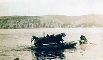 Floating a Car in 2 Rowboats - Mackie Lake