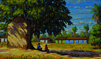 Tarde no brejo do Bonfim Autor: Otoniel Fernandes Neto Ano: 2009  TÃ©cnica: Ã“leo sobre tela  DimensÃµes: 30cm x 50cm