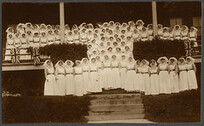 Nursing Sisters, possibly at the Immigration Hospital at Quebec where they were quartered