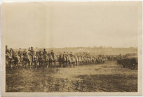 Inspection by King George V, 5th C.F.A., Witley, (1916?)