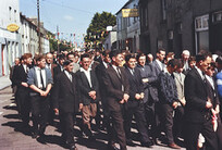 Group of men, Corpus Christi procession, Cahir, Co. Tipperary