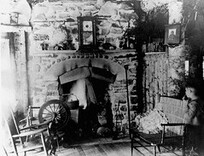 Fireplace in Bon Echo Inn