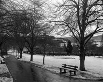 St David's Park - Hobart under snow circa 1951-1973