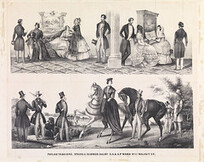 Philadelphia fashions, spring & summer 1845, by S. A. & A. F. Ward no. 62 Walnut St., [ca. 1845]