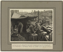 Cooks of the 2nd Australian Battalion preparing bully-beef rissoles for the evening meal, Ypres