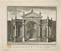The BL Kingâ€™s Topographical Collection: "Cabinette, eines gegen der Grotte das andere gegen der Cascade uÌˆber, in dem Garten = Cabinets, dont l'un regarde la grande Galerie, et l'autre la Cascade."