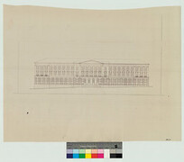 Helsingin yliopiston pÃ¤Ã¤rakennus, mittauspiirustus, 1832