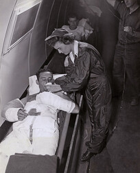 U.S. Navy flight nurse