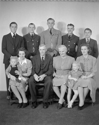 Mr. & Mrs. Walter & Family, about 1940-1945