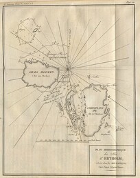 Plan hydrographique des Ã®les d'Ertholm