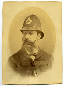 Alexander David Stewart, Police Chief, Mayor of Hamilton and Adventurer. Died of scurvy on his way to look for gold in the Yukon. [1886]