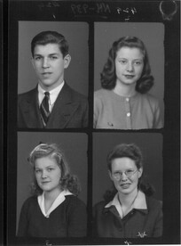 McGuffey High School yearbook portraits 1942