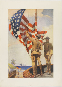 U.S. Marines, Raising Flag
