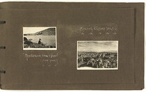 "At Caveside: Christmas, 1917" - Photograph album by F. Smithies of motor-cycle and side-car camping trip to Mole Creek and Great Lake area