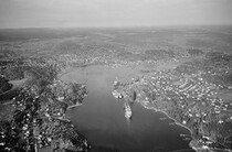 Sandefjord sett fra fjorden