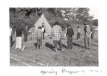 Morning Prayers with Girl Guides - 1949