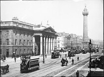 Sackville Street in full swing.