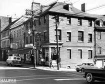 Corner Sackville and Hollis Streets (north-east corner)