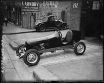 Probably Arch Tuckett's Midget speedcar with Henderson motorcycle engine, Sydney, 1934