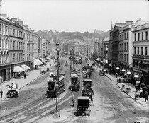 Patrick Street, Cork would be the finest street in the land if they only took the bend out of it!