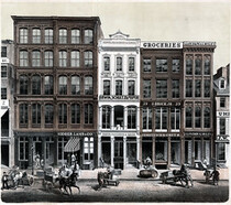 Brown, Frederick & Kunkel, clothing warerooms, 41 North Third Street, Philadelphia, [1855]