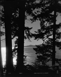 Across English Bay to Point Atkinson , Stanley Park, Vancouver, B.C.
