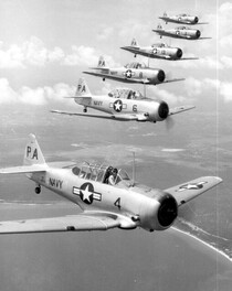 Six Navy planes in formation -  Florida  -